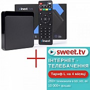 ТВ-приставка iNeXT TV 5 1/8GB Black + Стартовий пакет SweetTV L на 4 місяці Харьков