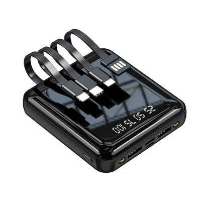 Міні Повербанк 20000 mAh з Вбудованими Портами type-c +usb+ micro+ lightihng Киев - изображение 1