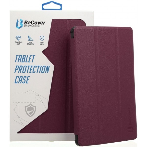 Чохол-книжка BeCover Smart для Samsung Tab S6 Lite 10.4 2020/2022/2024 Red Wine (Код товару:14917) Харьков - изображение 1