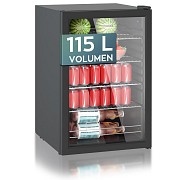 Мини-холодильник со стеклянной дверцей 115 л HEINRICH'S HGK 3115 Хорол