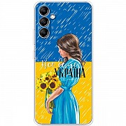 Чохол BoxFace для Samsung A34 5G A346 Україна дівчина з букетом (Код товару:29009) Харьков