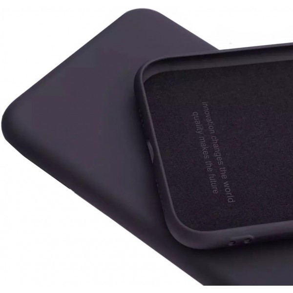 Чохол Anomaly Silicone (з мікрофіброю) для Samsung A34 5G A346 Black (Код товару:28954) Харьков - изображение 1