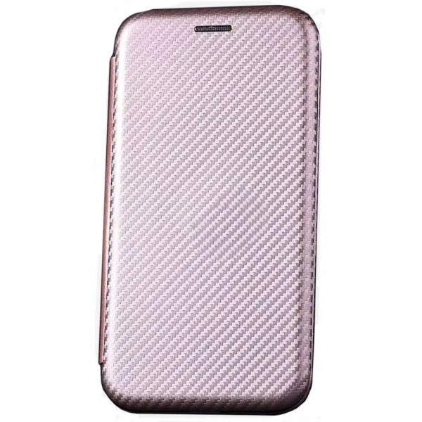 Чохол-книжка Anomaly Carbon для Xiaomi Redmi 12C/11A/Poco C55 Rose Gold (Код товару:28649) Харьков - изображение 1