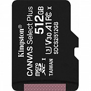 Карта пам'яті Kingston microSDXC 512GB Canvas Select Plus UHS-I/U3 (SDCS2/512GBSP) (Код товару:29037 Харьков