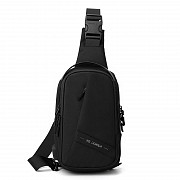 Текстильна сумка-слінг чорного кольору Confident AT08-2113A Киев