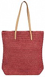 Плетеная пляжная сумка, сумка шоппер 2 в 1 Esmara красная Киев