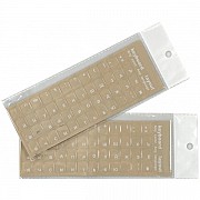 DM Наклейка для клавіатури Keyboard Stickers Прозора/White (Код товару:28491) Харьков