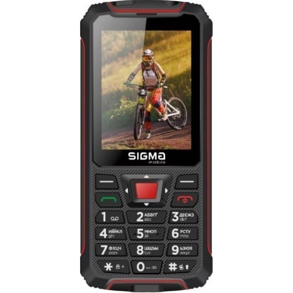 Телефон Sigma Mobile X-treme PR68 Black/Red (Код товару:19736) Харьков - изображение 1