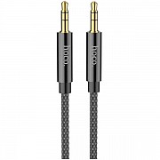 AUX кабель Hoco UPA19 3.5mm to 3.5mm 1m Black (Код товару:28646) Харьков