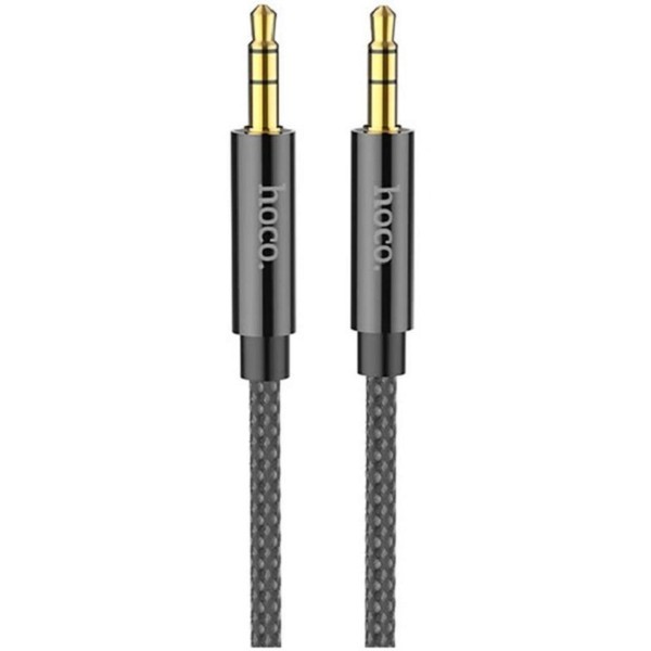 AUX кабель Hoco UPA19 3.5mm to 3.5mm 1m Black (Код товару:28646) Харьков - изображение 1