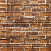 Декоративна 3D панель під рудий Катеринославський цегла, самоклейка 700х770х5мм (044) SW-00000037 Киев