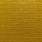 3D панель самоклеюча цегла Золото 700х770х5мм (011-5) SW-00000147 Киев