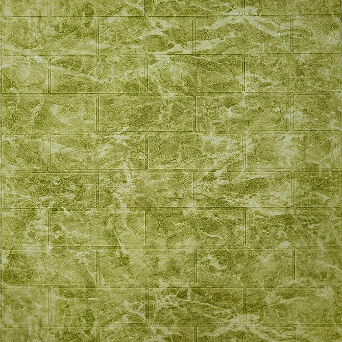 Декоративна 3D панель самоклейка під цеглу DEEP Green (069) SW-00000171 Киев - изображение 1