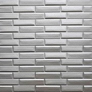 3D панель самоклеюча кладка срібло 770х700х5 мм (034) SW-00000217 Киев