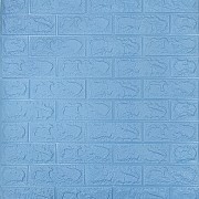 3D панель самоклеюча цегла Блакитна 700х770х5мм (005-5) SW-00000297 Киев