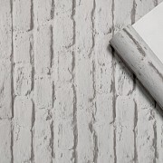 Шпалери біла цегла лофт вінілові, на паперовій основі SW-00000843 Киев