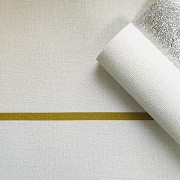 Самоклеючі шпалери бежеві із золотою смужкою 2800х500х2мм MC-07 SW-00001143 Киев
