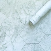 Самоклеюча плівка нефритовий мармур срібні соти 0,45х10м SW-00001215 Киев