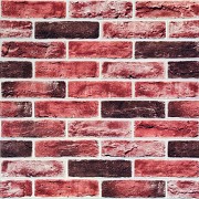 Самоклеюча 3D панель цегла клінкер насичений червоний 700х700х5мм (416) SW-00001182 Киев
