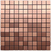 Самоклеющаяся алюминьевая плитка медная мозаика 300х300х3мм SW-00001157 Киев
