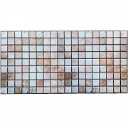Декоративная ПВХ панель мозаика под бежевый мрамор 960х480х4мм (1182) SW-00001433 Киев