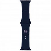 DM Ремінець Silicone для Apple Watch 38/40/41 mm Midnight Blue (Код товару:29445) Харьков