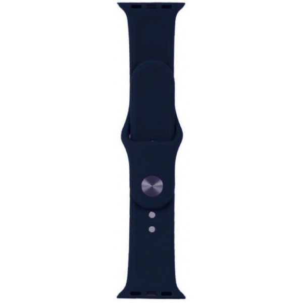 DM Ремінець Silicone для Apple Watch 38/40/41 mm Midnight Blue (Код товару:29445) Харьков - изображение 1