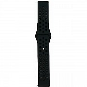 Ремінець Nike Sport для Samsung Watch Gear S3/Watch 46 mm/Xiaomi Amazfit (22mm) Black (Код товару:29 Харьков