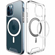 Apple Чохол Space Case with MagSafe для iPhone 14 Pro Max Прозорий (Код товару:29630) Харьков