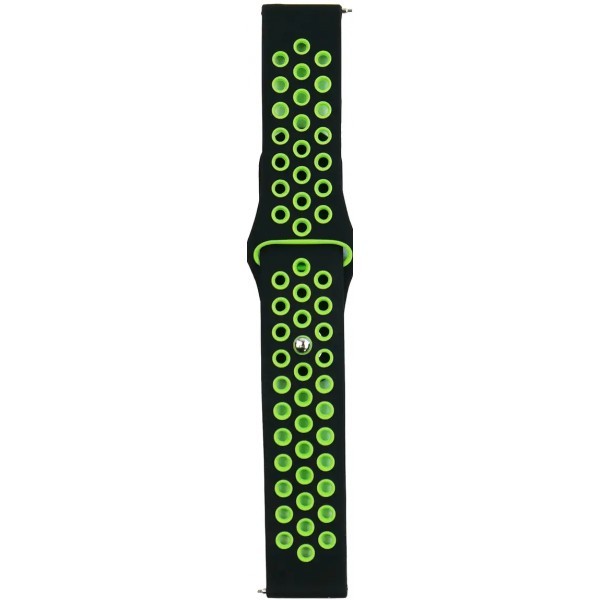 Ремінець Nike Sport для Samsung Watch Active/Galaxy S4 42mm/Gear S2/Xiaomi Amazfit (20mm) Black/Volt Харьков - изображение 1