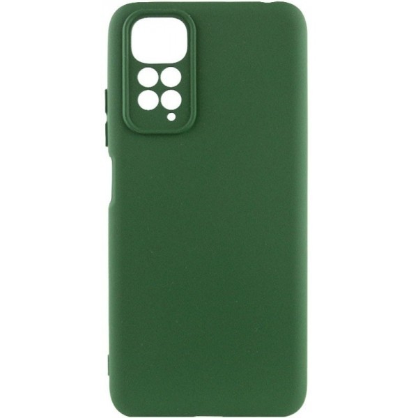 Silicone Cover Lakshmi Full Camera для Xiaomi Redmi 10/Note 11 4G Dark Green (Код товару:23863) Харьков - изображение 1