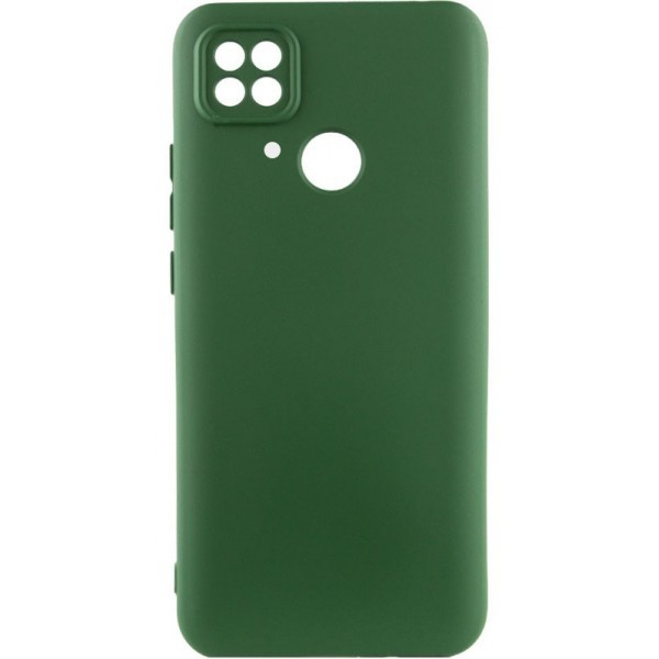 Silicone Cover Lakshmi Full Camera для Xiaomi Redmi 10C/Poco C40 Dark Green (Код товару:29694) Харьков - изображение 1