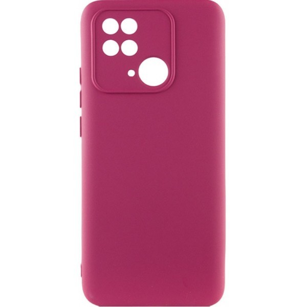 Silicone Cover Lakshmi Full Camera для Xiaomi Redmi 10C/Poco C40 Marsala (Код товару:29695) Харьков - изображение 1