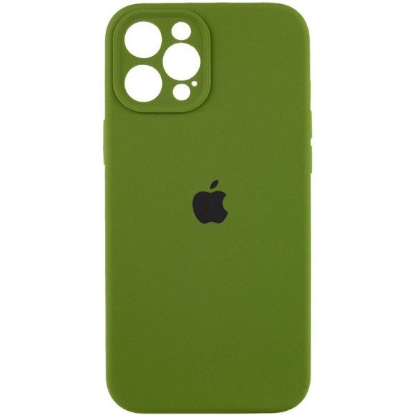Silicone Case Full Camera для iPhone 12 Pro Max Dark Olive Харьков - изображение 1