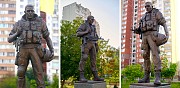 Изготовление скульптурных памятников, стел, надгробий погибшим военным под заказ Київ