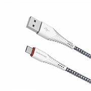 Кабель USB TO TYPE-C Borofone BX25 Powerful 3A,1M, Nylon, TPE Connectors, White Черновцы