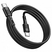 Кабель Hoco X83 Victory Type-C to Type-C 60W 1m Black (Код товару:29785) Харьков