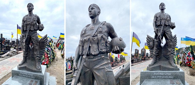 Стелы и надгробные памятники из камня, бронзы и пластика для погибших военных Киев - изображение 1