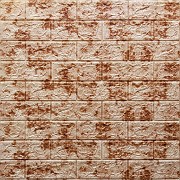 Декоративна 3D панель самоклейка під цеглу Червоний мармур 700х770х5мм (063) SW-00000035 Киев