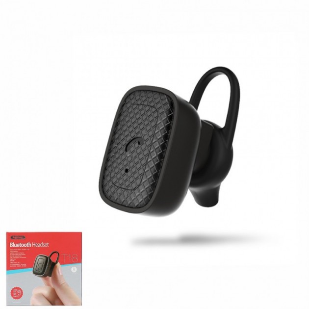 Bluetooth гарнитура Remax RB-T18-Black Киев - изображение 1