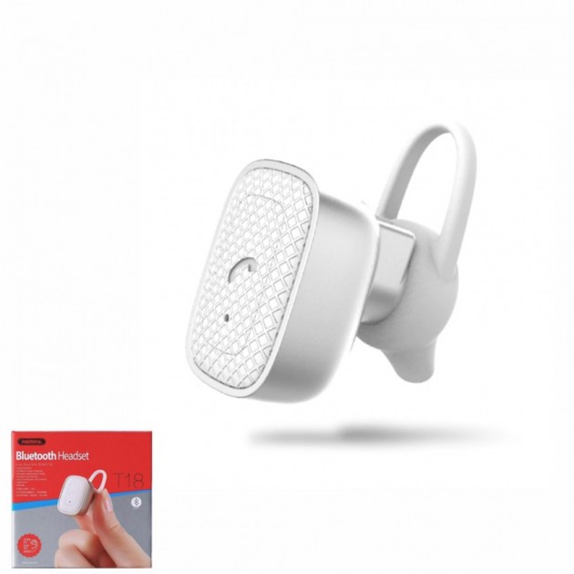 Bluetooth гарнитура Remax RB-T18-White Киев - изображение 1