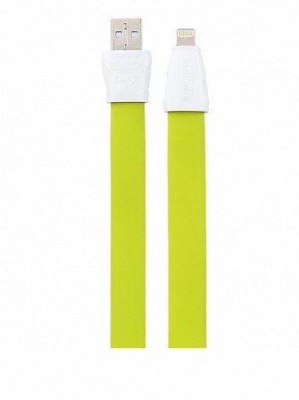 Lightning кабель Flat Full Speed II RC-011i 1m green Remax 301601 Київ - изображение 1