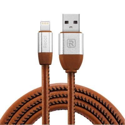Lightning кабель Gunner RCL-G100, 1m brown Recci CC300073 Київ - изображение 1