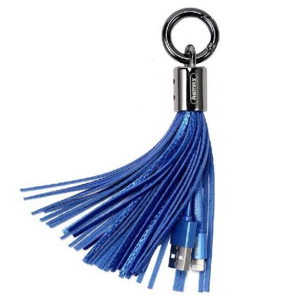 Lightning кабель Tassel Ring RC-053 0.15m blue Remax 303603 Київ - изображение 1