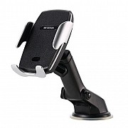 Автодержатель с беспроводной зарядкой Wireless Car Charger Holder WK WP-U44-black Киев