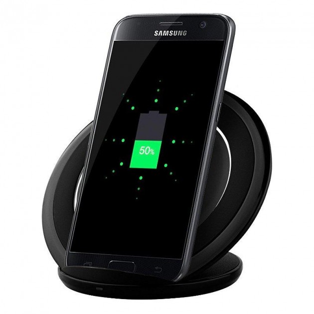 Быстрая беспроводная зарядка для телефона FAST CHARGE WIRELESS S7 Цвет черный Київ - изображение 1