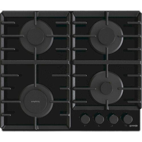 Варочная поверхность газовая Gorenje GT-642-AXW черная Київ - изображение 1