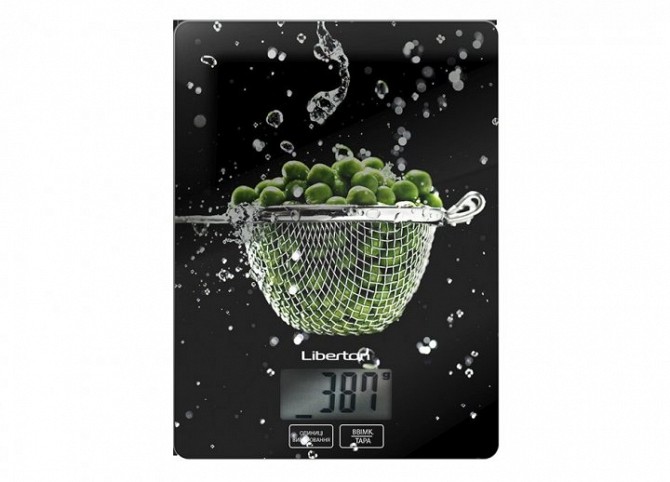 Весы кухонные Liberton LKS-0700 8 кг черные Київ - изображение 1