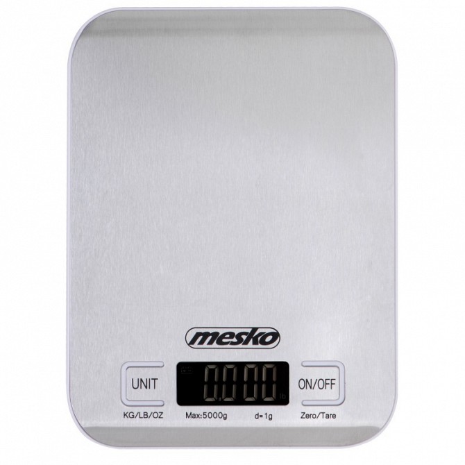 Весы кухонные Mesko MS-3169-white 5 кг белые Київ - изображение 1