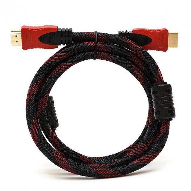Кабель HDMI 5 m модель H3001 2 феррита Gresso GRH3001HDMIMM2F5M Київ - изображение 1